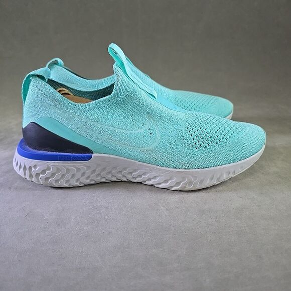Nike Epic Phantom React Flyknit Running Shoes Mint BV0415-300 Women US Sz 5.5 - Picture 7 of 10